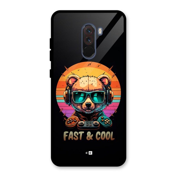 Fast And Cool Glass Back Case for Poco F1