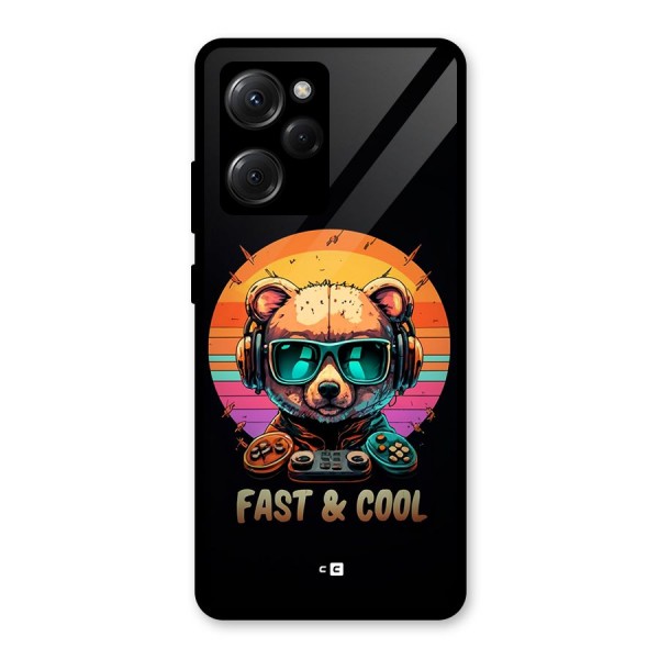 Fast And Cool Glass Back Case for Poco X5 Pro