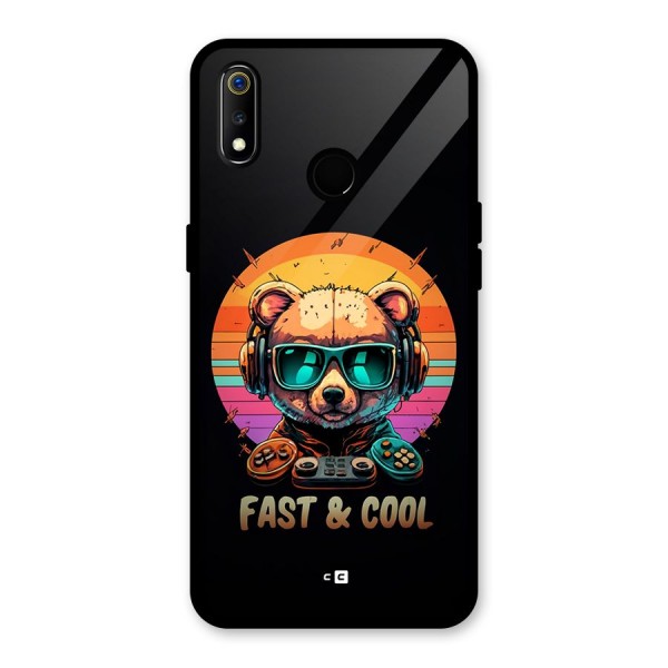 Fast And Cool Glass Back Case for Realme 3