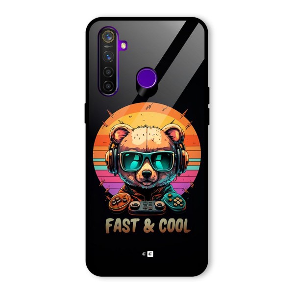 Fast And Cool Glass Back Case for Realme 5 Pro