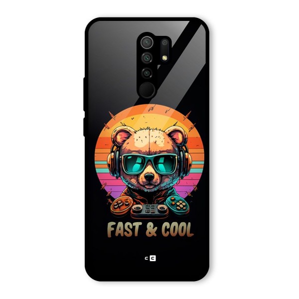 Fast And Cool Glass Back Case for Redmi 9 Prime