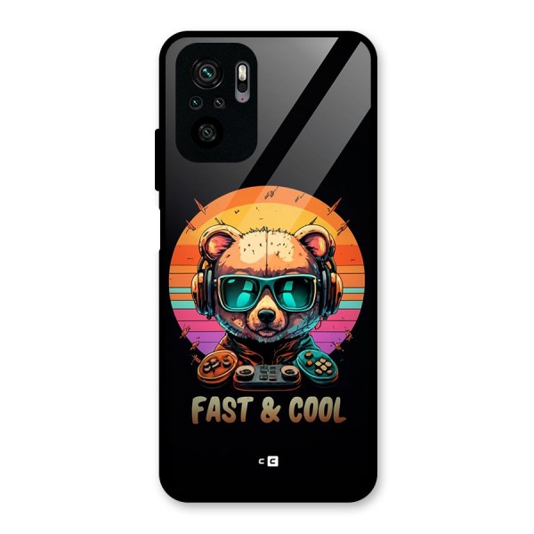 Fast And Cool Glass Back Case for Redmi Note 10