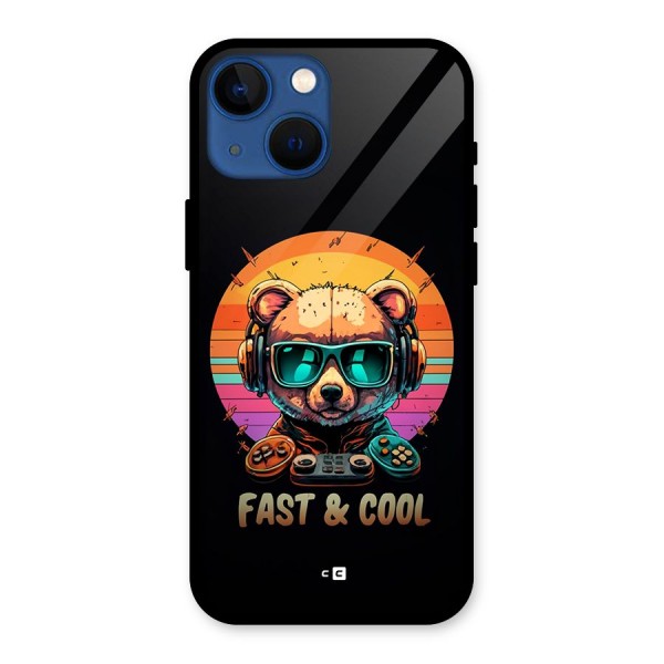 Fast And Cool Glass Back Case for iPhone 13 Mini