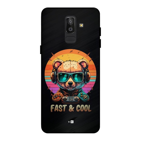 Fast And Cool Metal Back Case for Galaxy J8