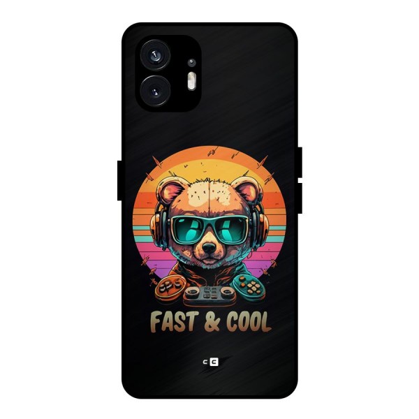 Fast And Cool Metal Back Case for Nothing Phone 2