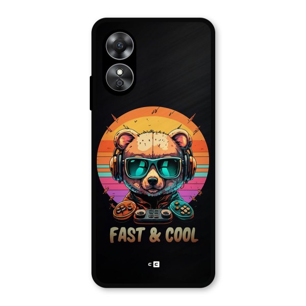 Fast And Cool Metal Back Case for Oppo A17