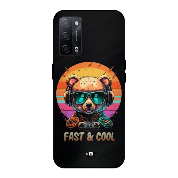 Fast And Cool Metal Back Case for Oppo A53s 5G