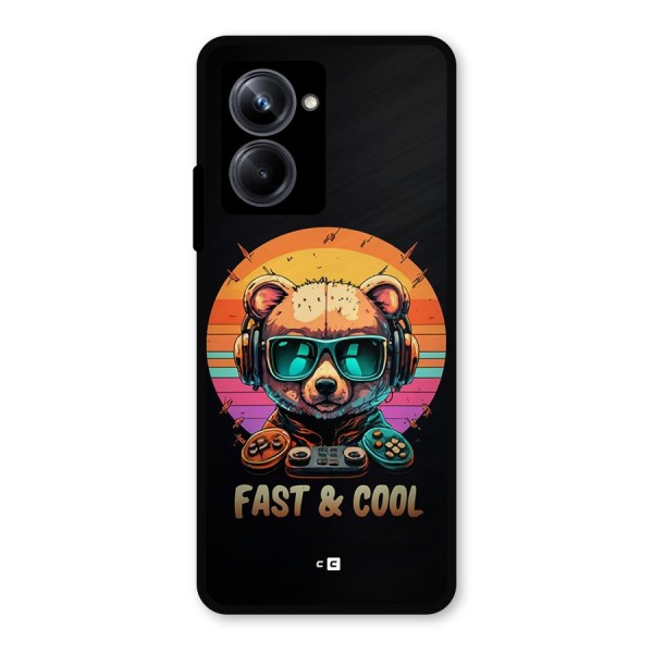 Fast And Cool Metal Back Case for Realme 10 Pro