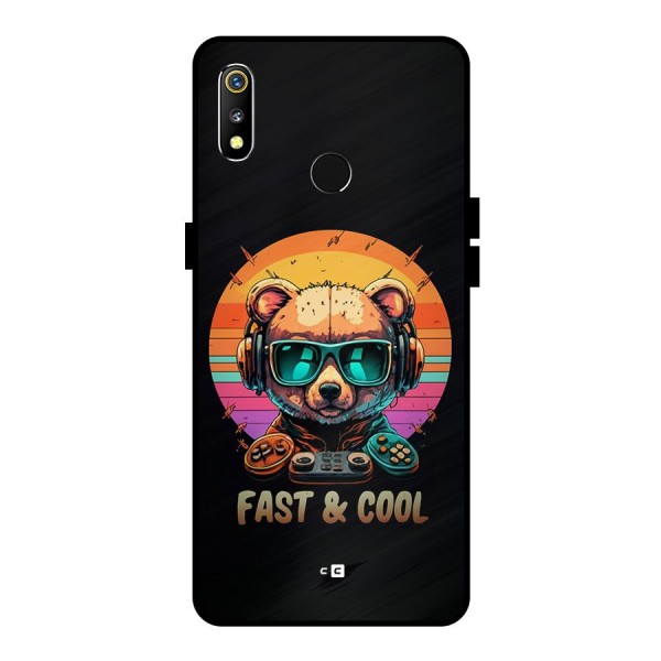 Fast And Cool Metal Back Case for Realme 3