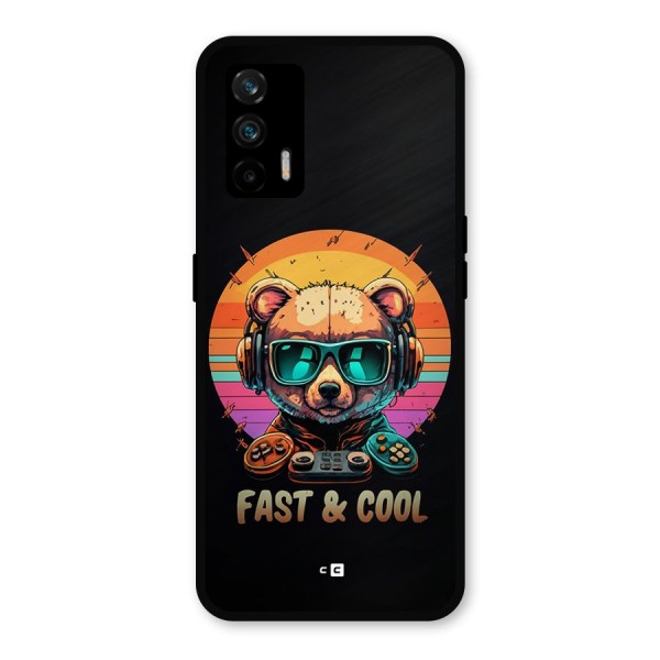 Fast And Cool Metal Back Case for Realme X7 Max