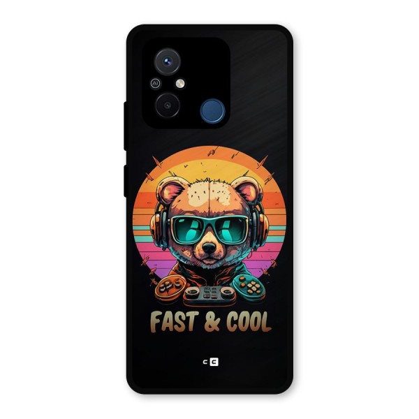 Fast And Cool Metal Back Case for Redmi 12C