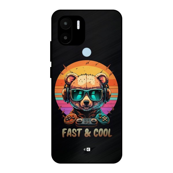 Fast And Cool Metal Back Case for Redmi A1 Plus