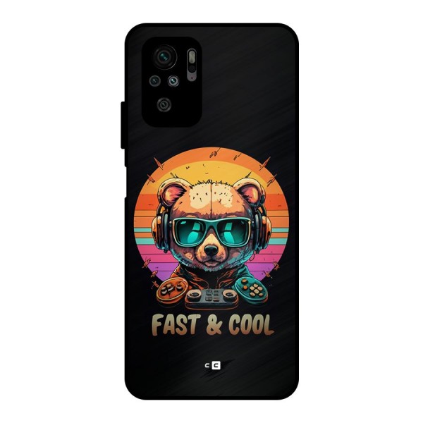 Fast And Cool Metal Back Case for Redmi Note 10