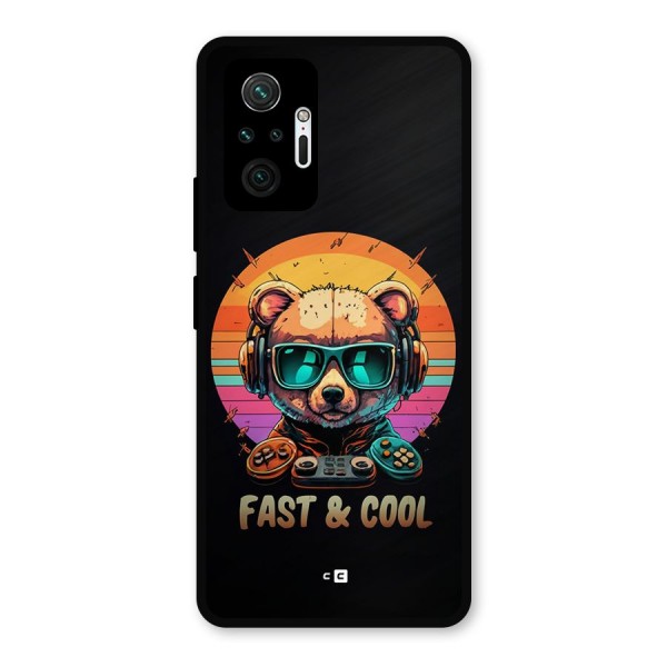 Fast And Cool Metal Back Case for Redmi Note 10 Pro
