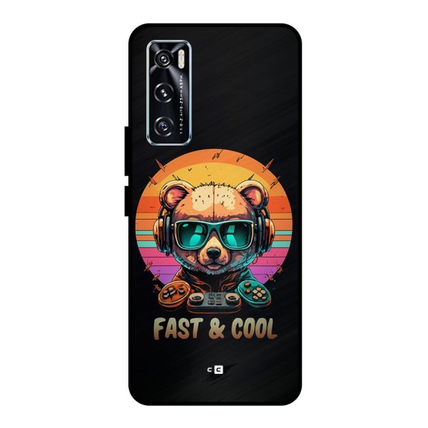 Fast And Cool Metal Back Case for Vivo V20 SE