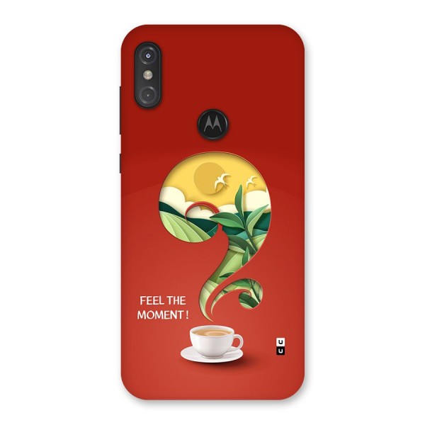 Feel The Moment Back Case for Motorola One Power