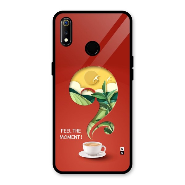 Feel The Moment Glass Back Case for Realme 3