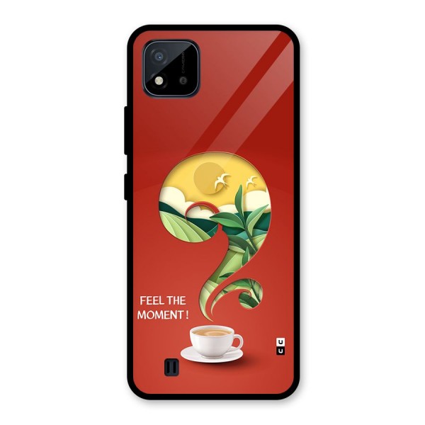 Feel The Moment Glass Back Case for Realme C11 2021