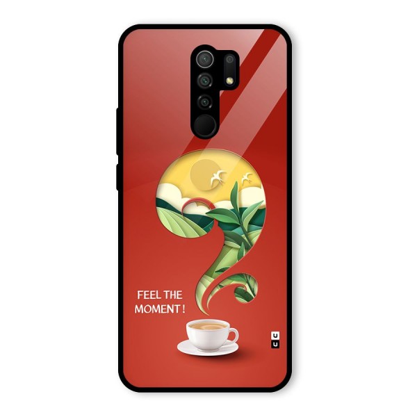 Feel The Moment Glass Back Case for Redmi 9 Prime