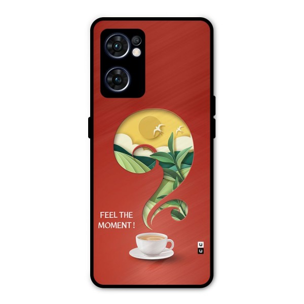 Feel The Moment Metal Back Case for Oppo Reno7 5G