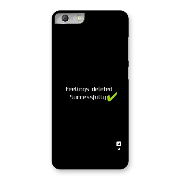 Feelings Deleted Back Case for Canvas Knight 2