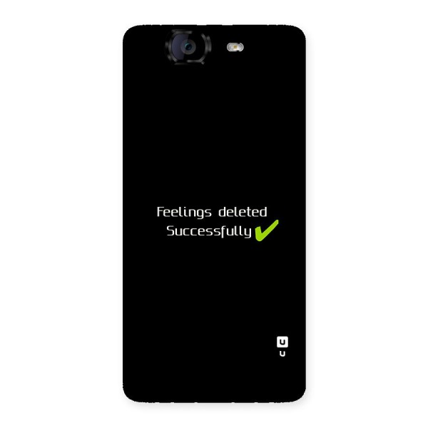 Feelings Deleted Back Case for Canvas Knight A350