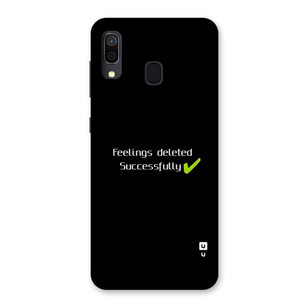 Feelings Deleted Back Case for Galaxy A20