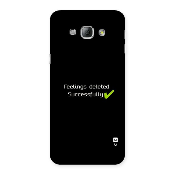 Feelings Deleted Back Case for Galaxy A8