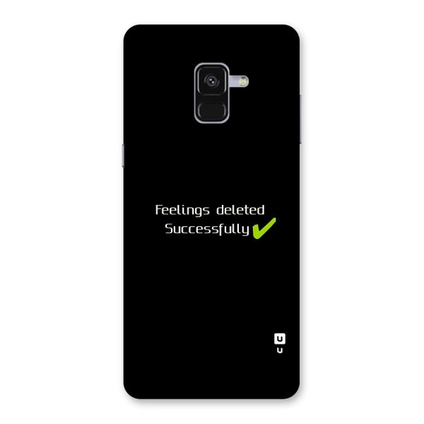 Feelings Deleted Back Case for Galaxy A8 Plus