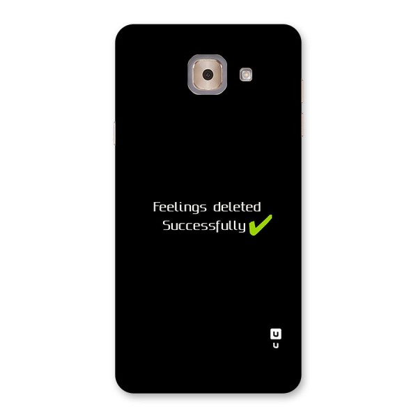 Feelings Deleted Back Case for Galaxy J7 Max