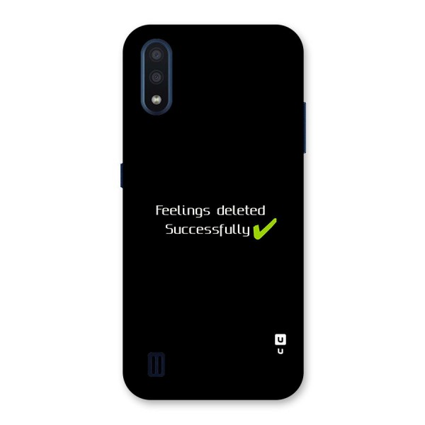 Feelings Deleted Back Case for Galaxy M01