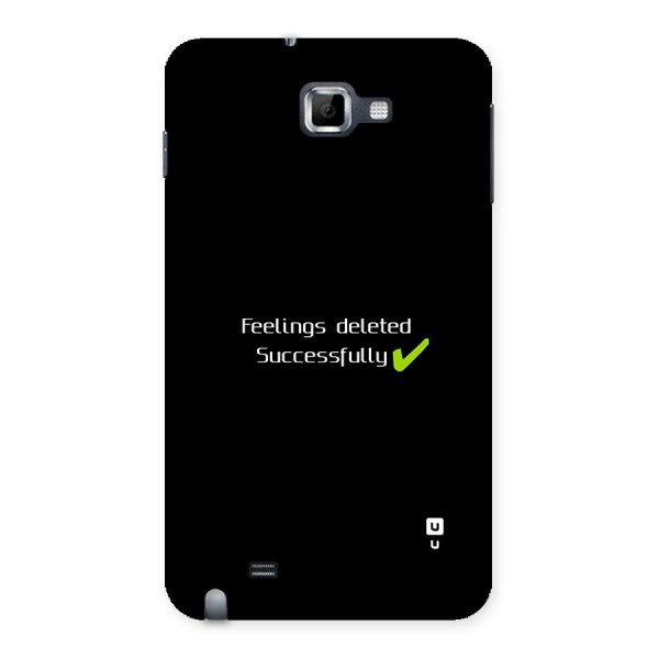 Feelings Deleted Back Case for Galaxy Note