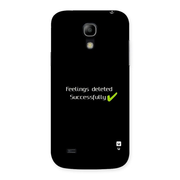 Feelings Deleted Back Case for Galaxy S4 Mini