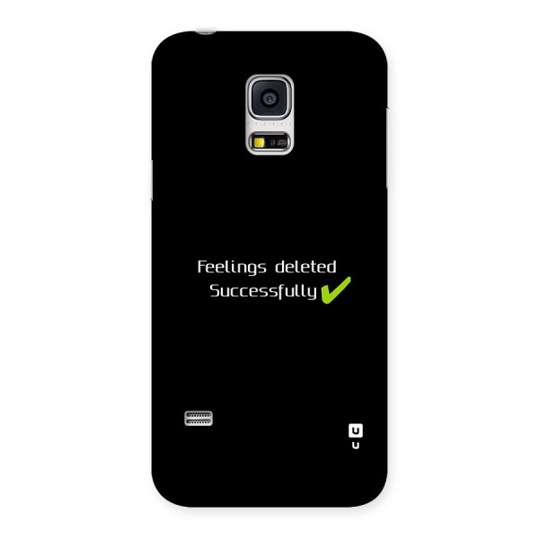 Feelings Deleted Back Case for Galaxy S5 Mini