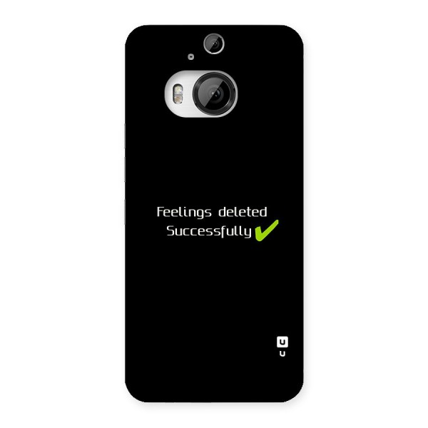 Feelings Deleted Back Case for HTC One M9 Plus