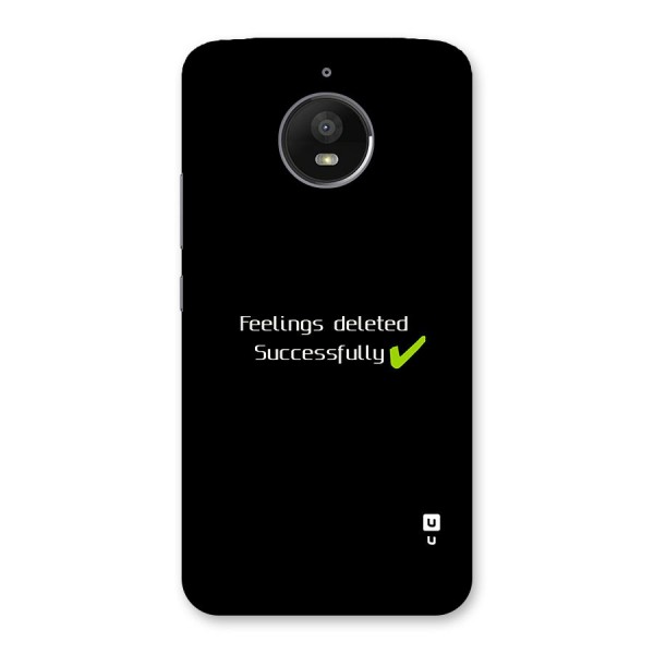 Feelings Deleted Back Case for Moto E4 Plus