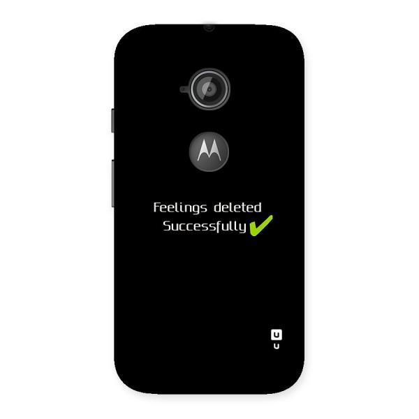 Feelings Deleted Back Case for Moto E 2nd Gen