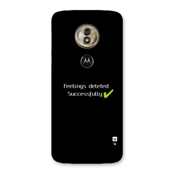 Feelings Deleted Back Case for Moto G6 Play