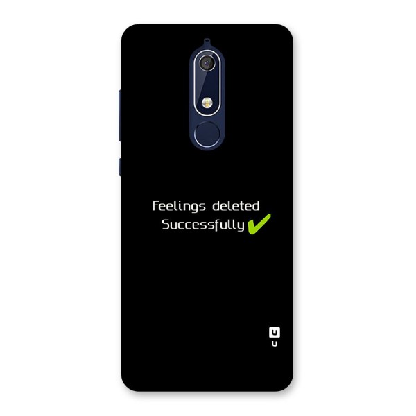 Feelings Deleted Back Case for Nokia 5.1