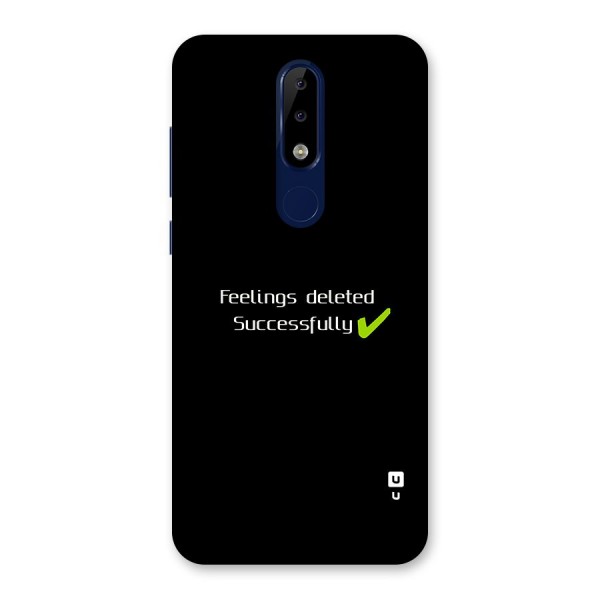 Feelings Deleted Back Case for Nokia 5.1 Plus