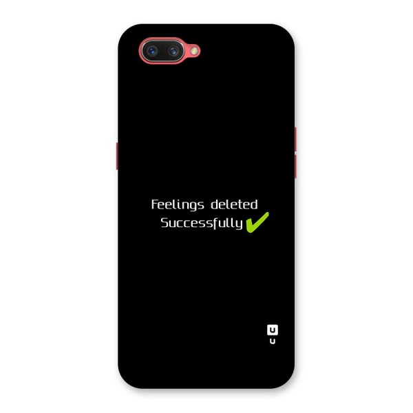 Feelings Deleted Back Case for Oppo A3s