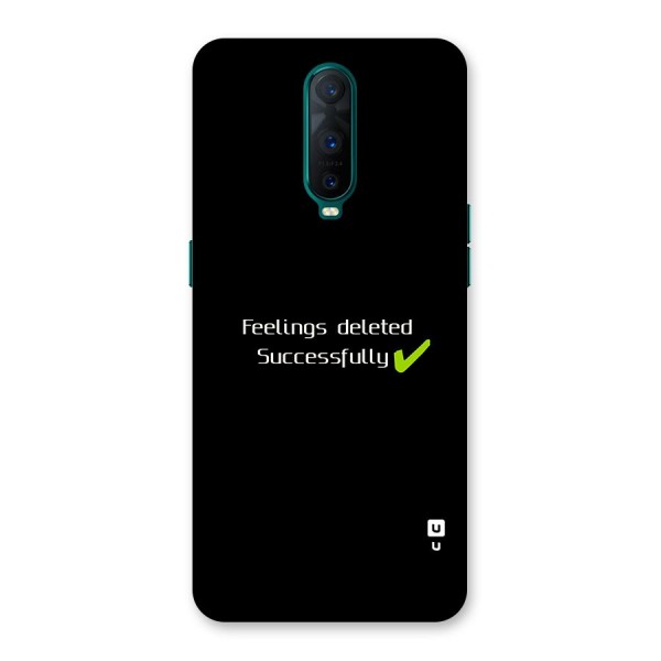 Feelings Deleted Back Case for Oppo R17 Pro