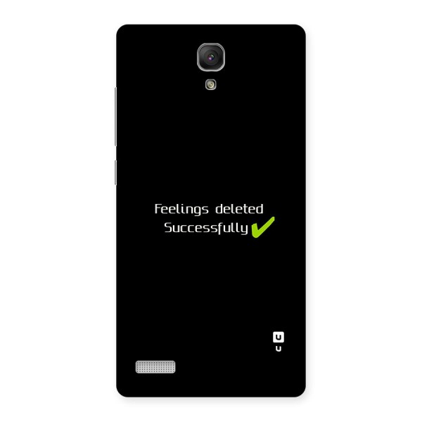 Feelings Deleted Back Case for Redmi Note