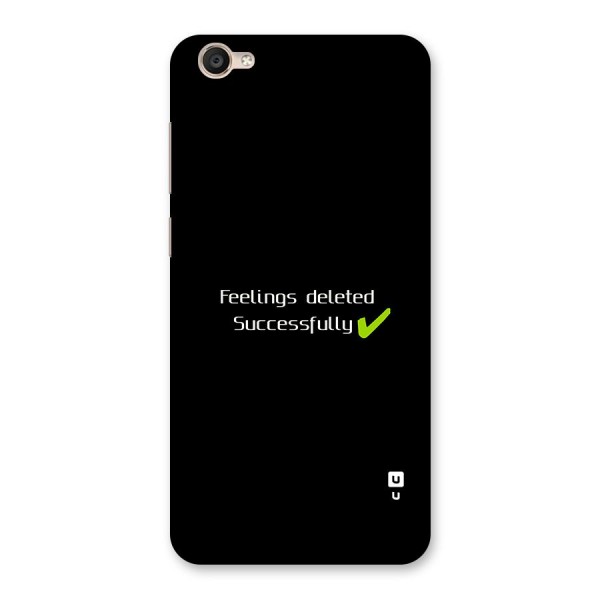 Feelings Deleted Back Case for Vivo Y55