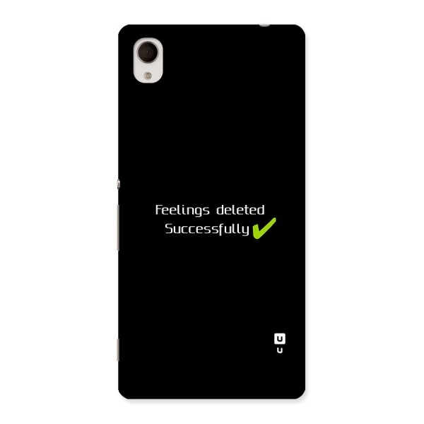 Feelings Deleted Back Case for Xperia M4