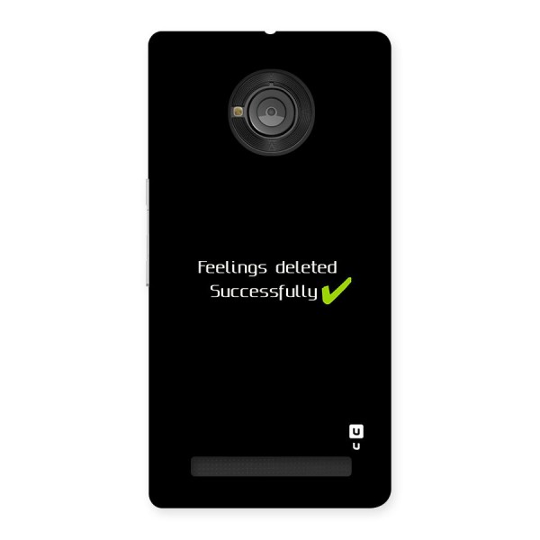 Feelings Deleted Back Case for Yuphoria