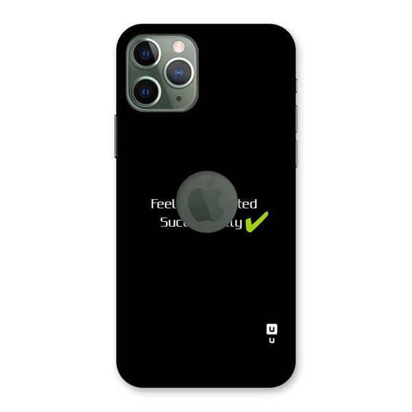 Feelings Deleted Back Case for iPhone 11 Pro Logo Cut