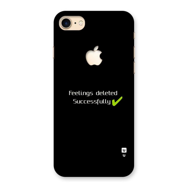 Feelings Deleted Back Case for iPhone 7 Apple Cut