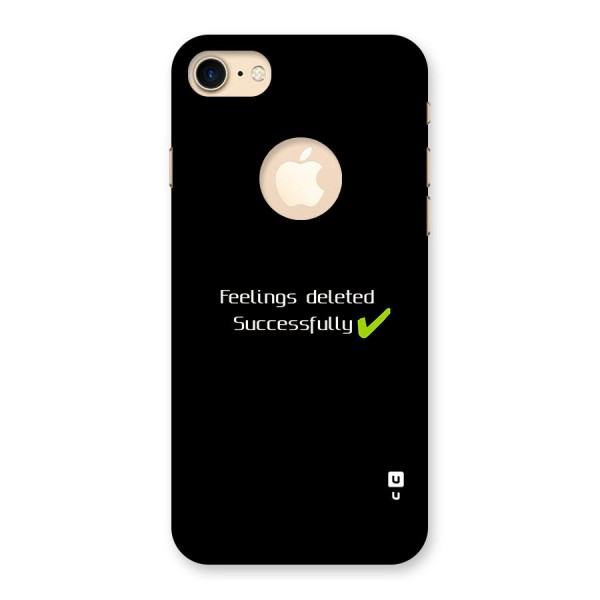 Feelings Deleted Back Case for iPhone 8 Logo Cut