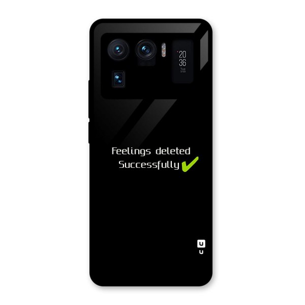 Feelings Deleted Glass Back Case for Mi 11 Ultra